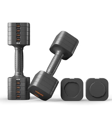 Amazon | 可変式ダンベル 10kg Pure Series ホワイト 5段階調整 正規品